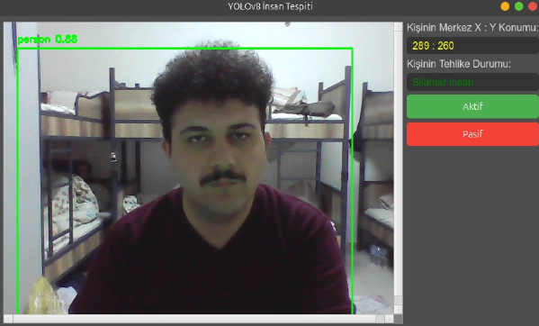 Unarmed detection bounding box