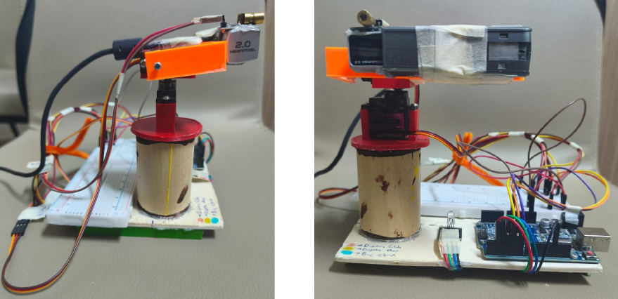 Prototype – Left and front views