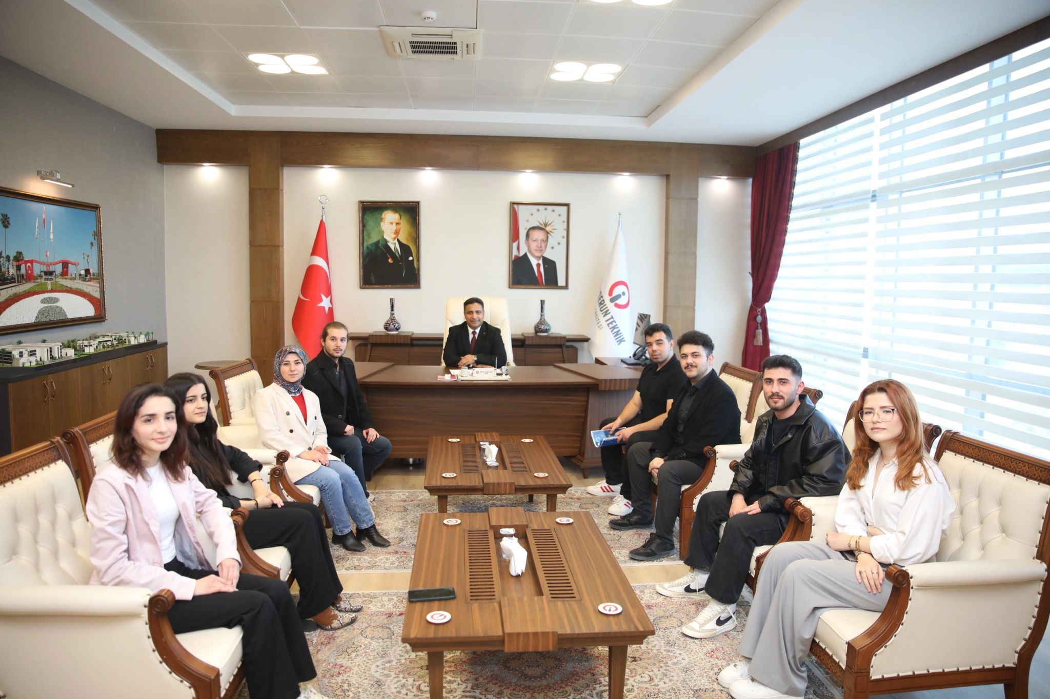 With İskenderun Technical University Rector Prof. Dr. Mehmet DURUEL