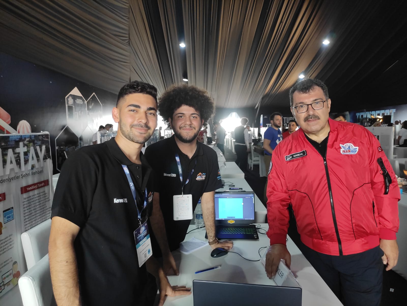 Photo with TÜBİTAK President Hasan Mandal