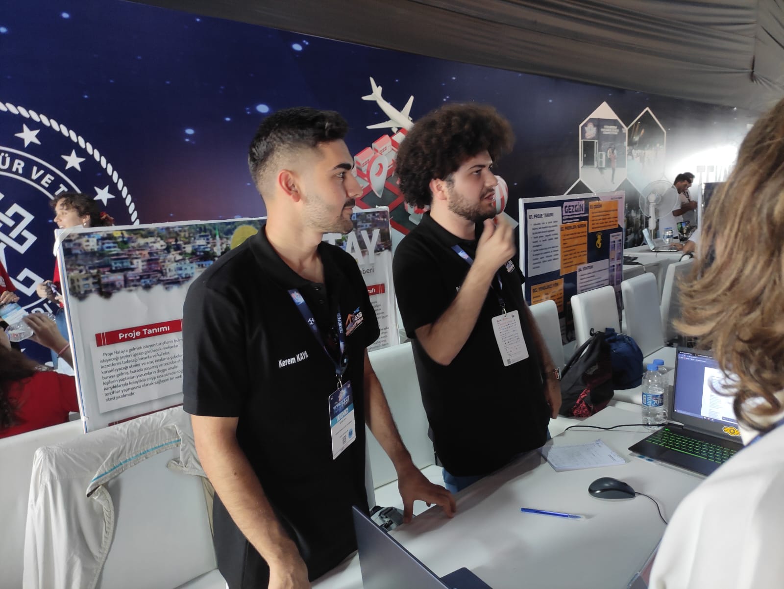 Presenting our project to Prof. Dr. Hasan Mandal